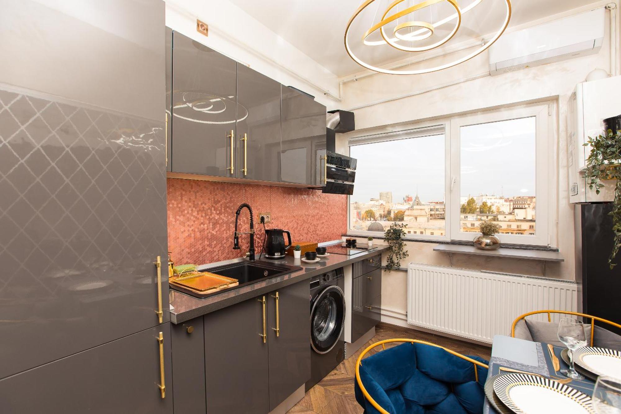 Royalty Apt With City Views On Calea Victoriei Bucareste Exterior foto