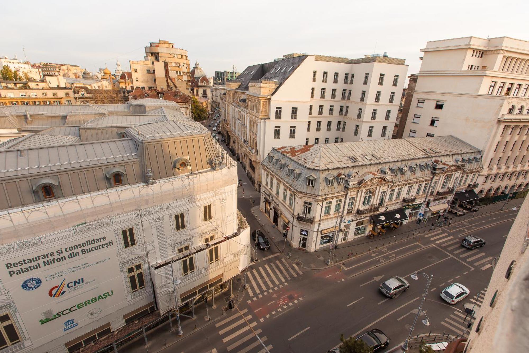Royalty Apt With City Views On Calea Victoriei Bucareste Exterior foto